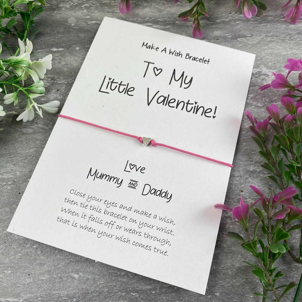 To My Little Valentine - Wish Bracelet - Image 4