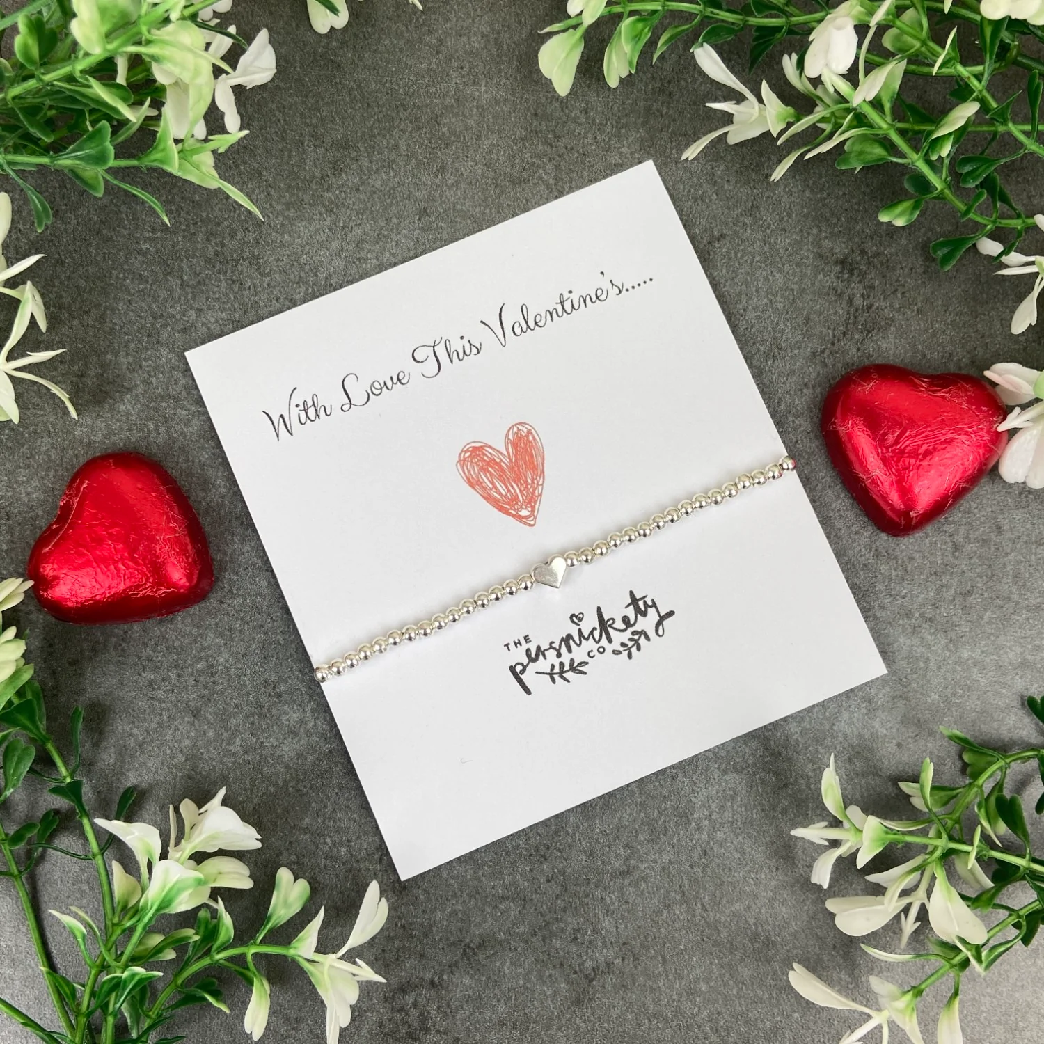 Valentine's Beaded Bracelet