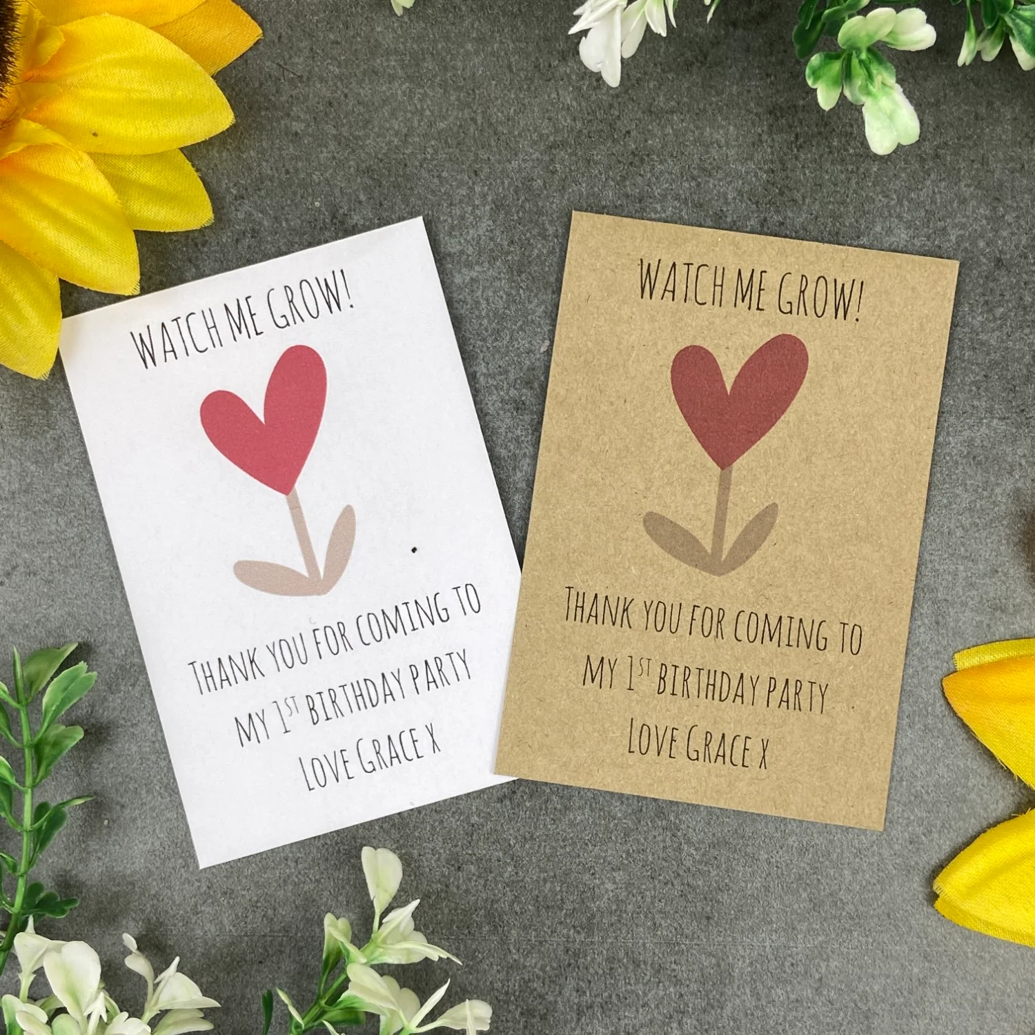 Watch Me Grow Seed Packets