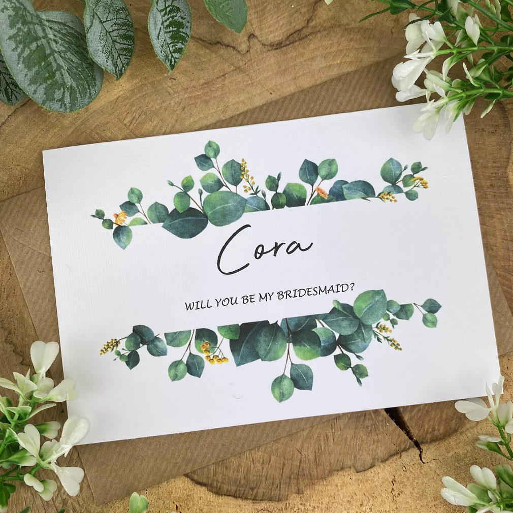 Bridesmaid Proposal - Will You Be My Bridesmaid Card - Image 3