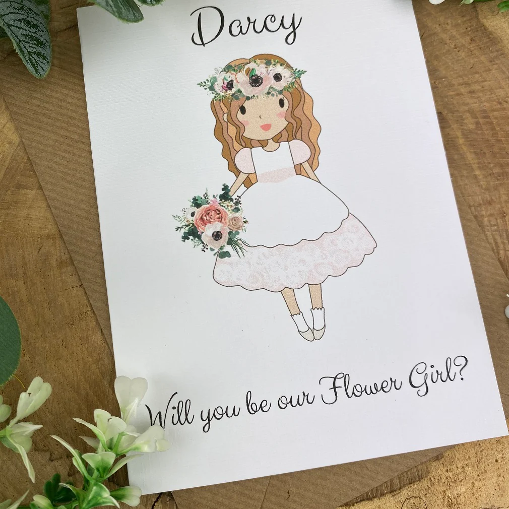 Wedding Card - Will You Be Our Flower Girl? - Image 10