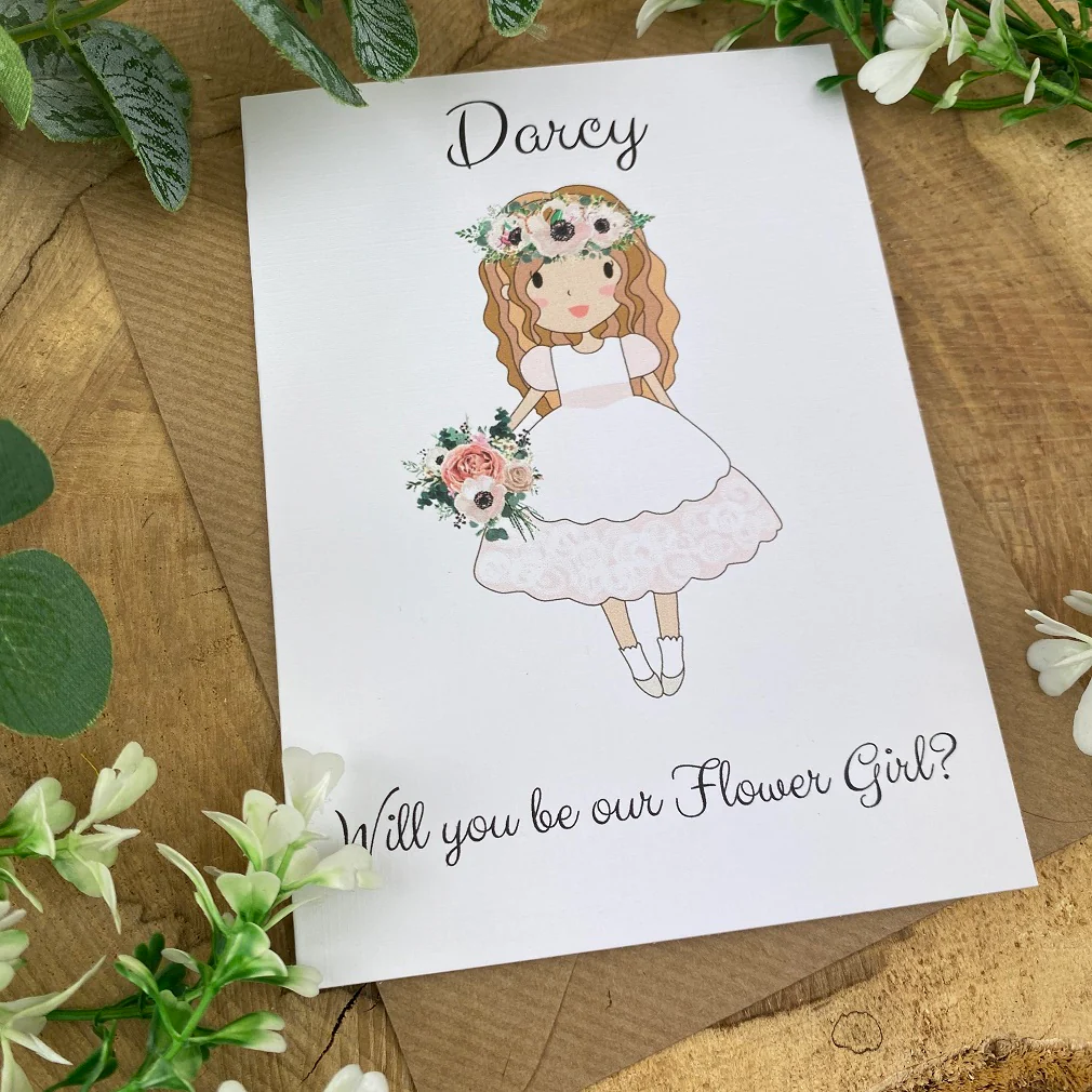 Wedding Card - Will You Be Our Flower Girl? - Image 7