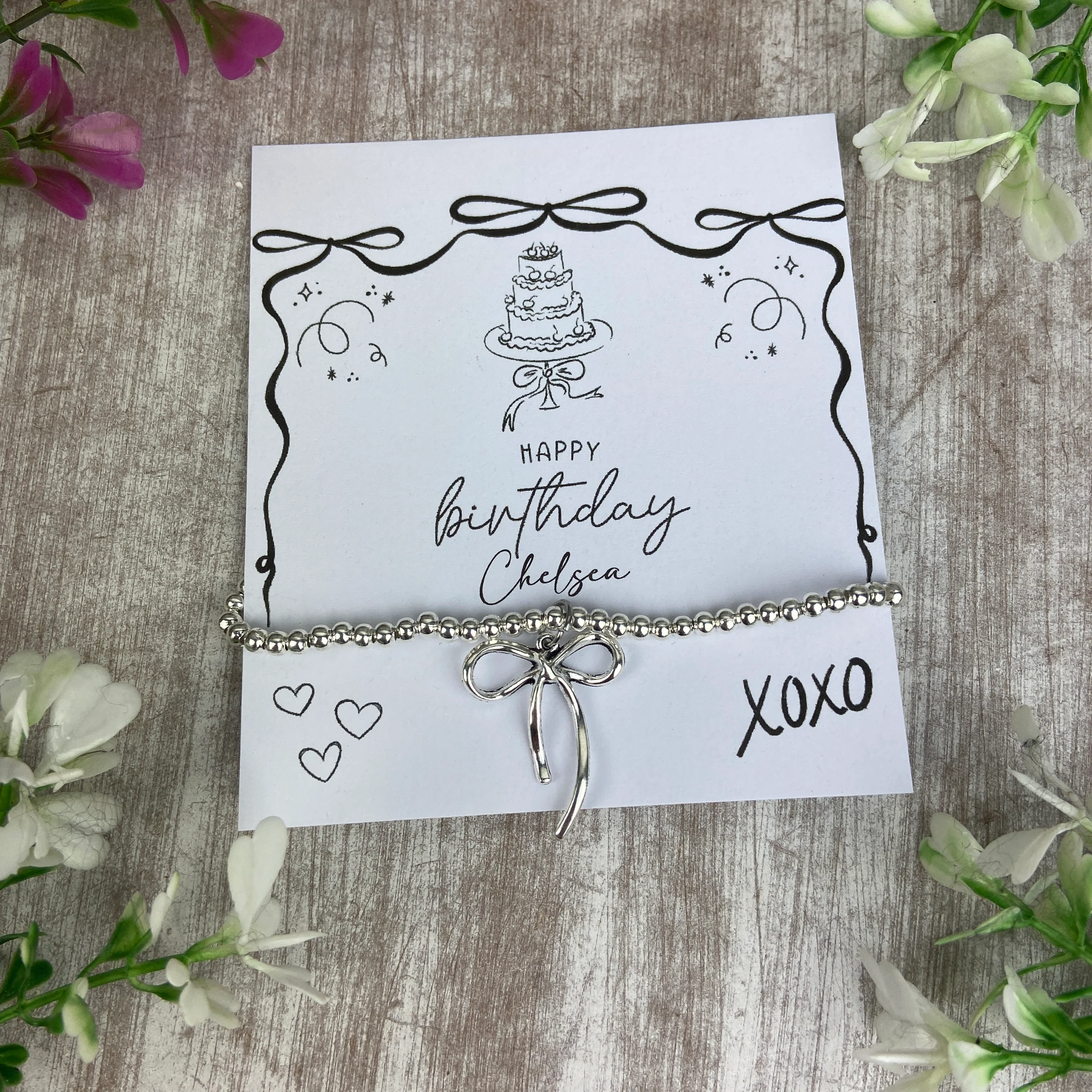 Whimsical Bow Birthday Bracelet - Image 9