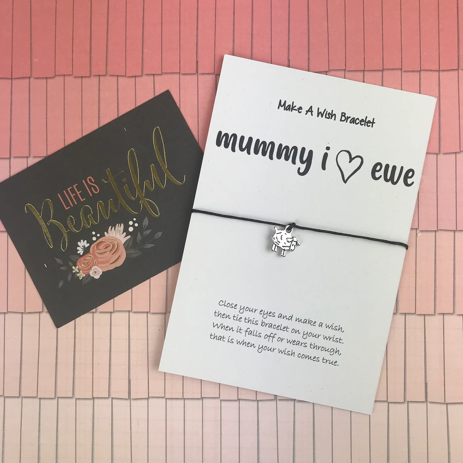 Mummy I Love Ewe Wish Bracelet