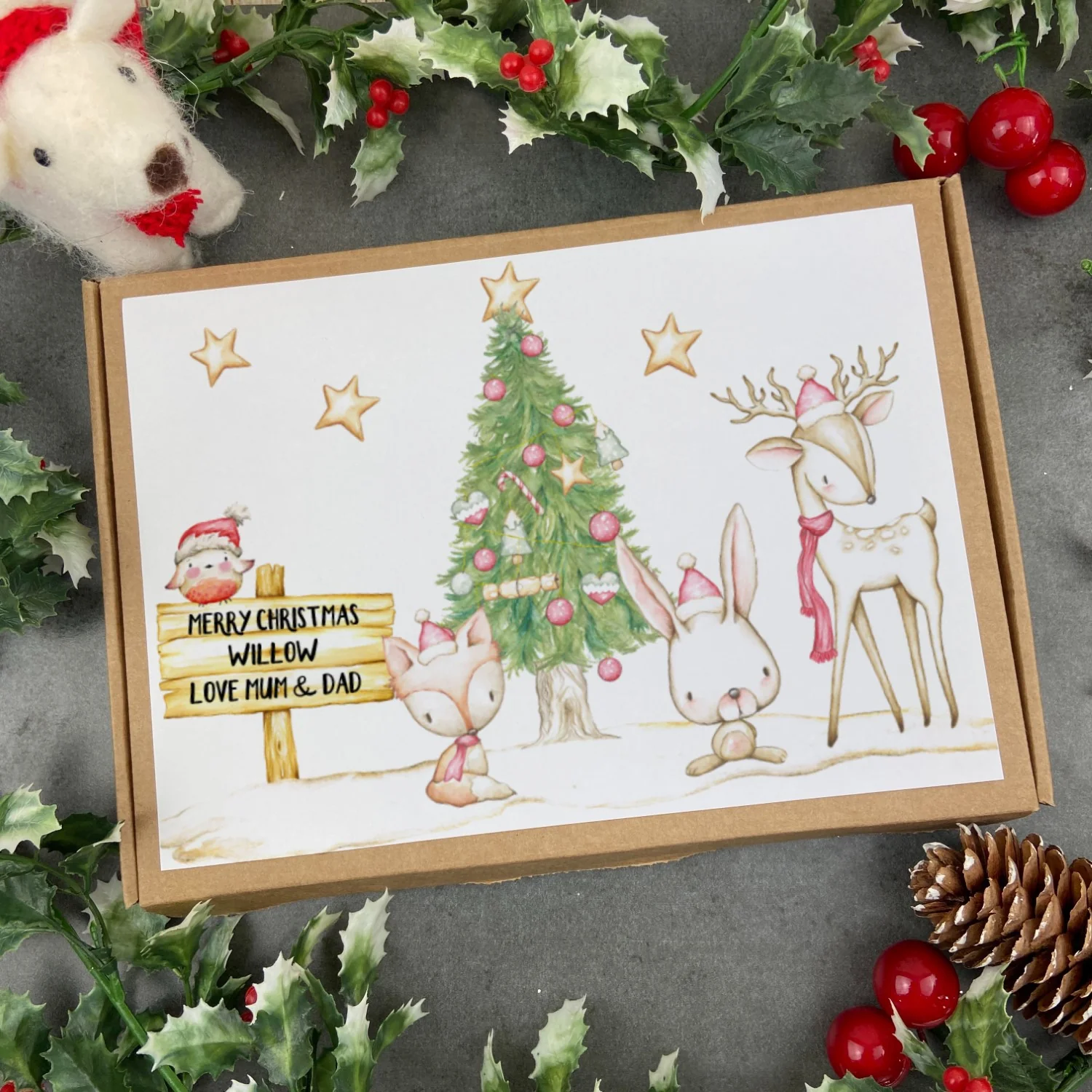 Woodland Friends - Personalised Box of chocolate bars - Image 4