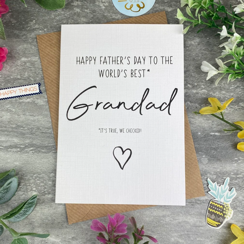 World's Best Grandad Father's Day Card - Image 10