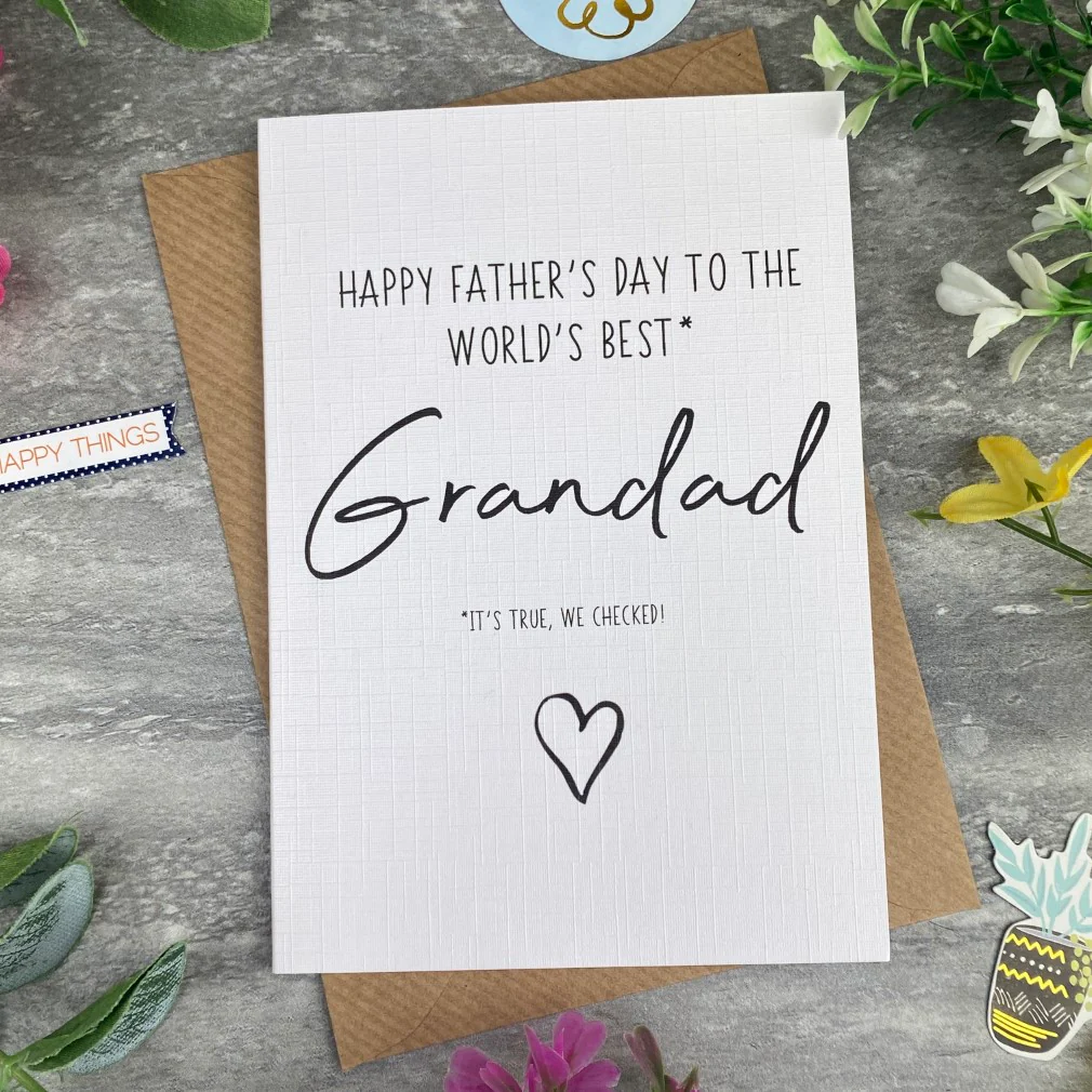 World's Best Grandad Father's Day Card - Image 5