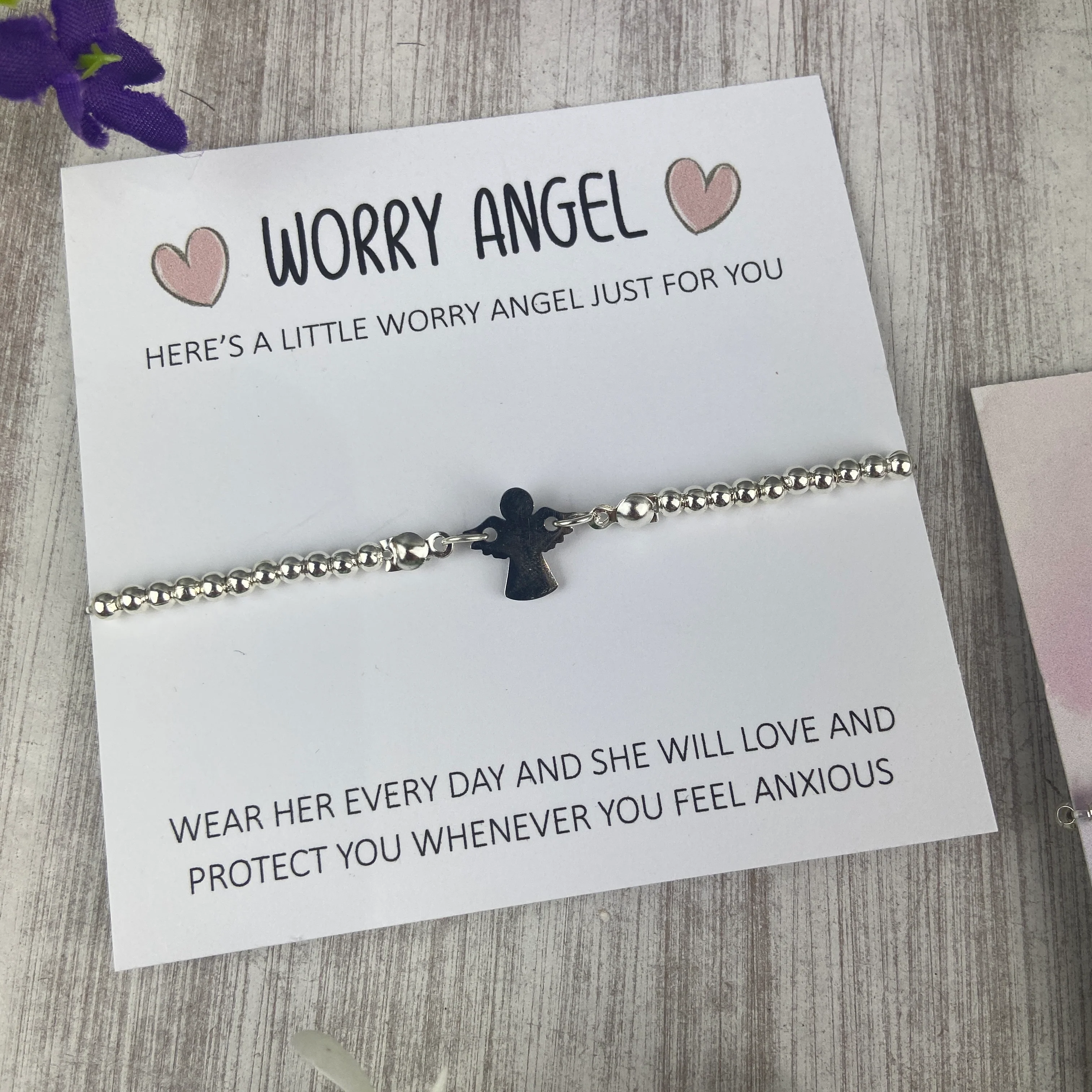 Worry Angel Beaded Bracelet - Image 5