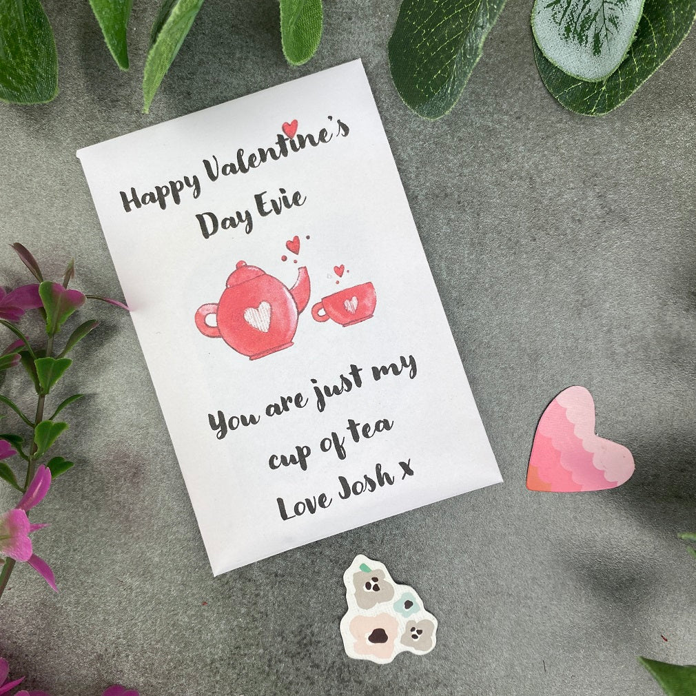 You Are Just My Cup Of Tea Valentine's Day Tea Envelope - Image 8