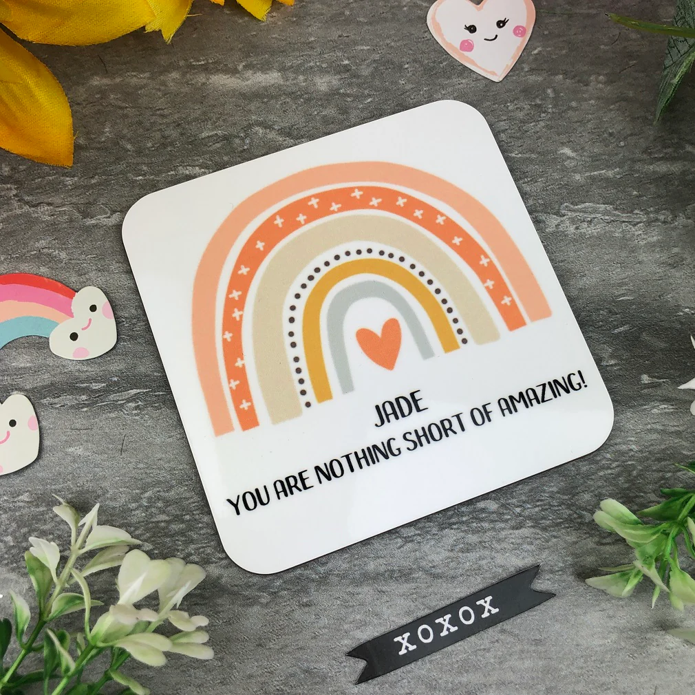 You Are Nothing Short Of Amazing Personalised Coaster - Image 3