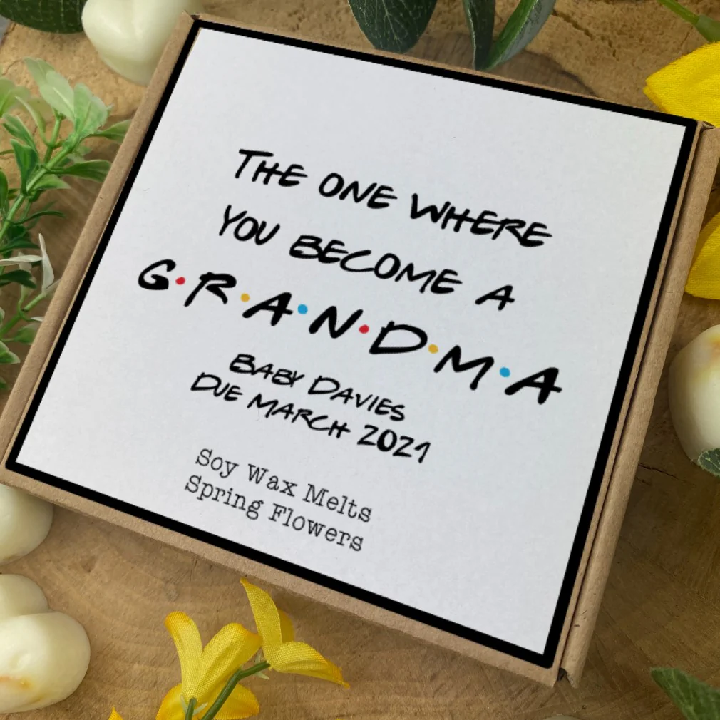 You Became A Grandma Soy Wax Melt Box - Image 6