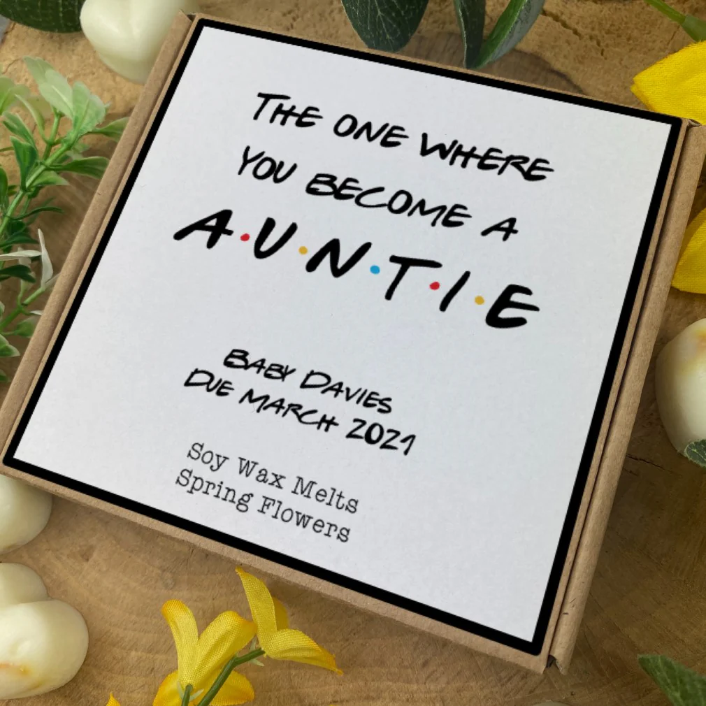 You Became An Auntie Soy Wax Melt Box - Image 5