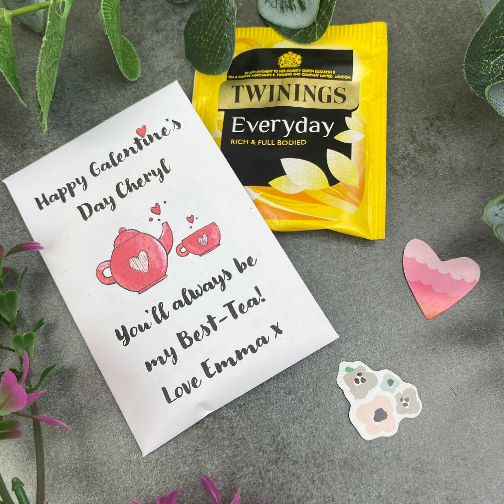 You'll Always Be My Best-Tea Personalised Galentine's Day Tea Envelope - Image 4