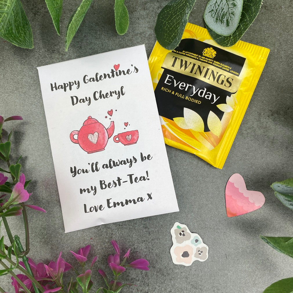 You'll Always Be My Best-Tea Personalised Galentine's Day Tea Envelope - Image 8