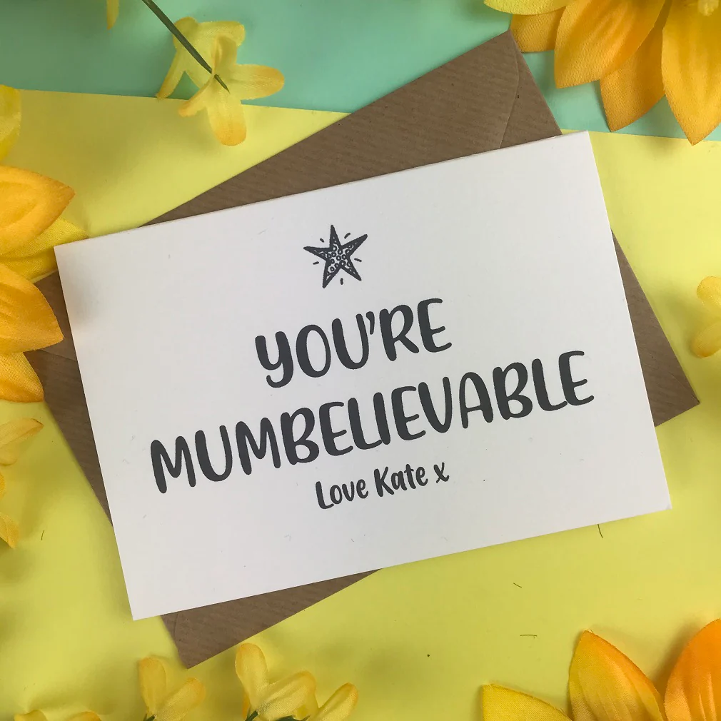 You're Mumbelievable Card - Image 7