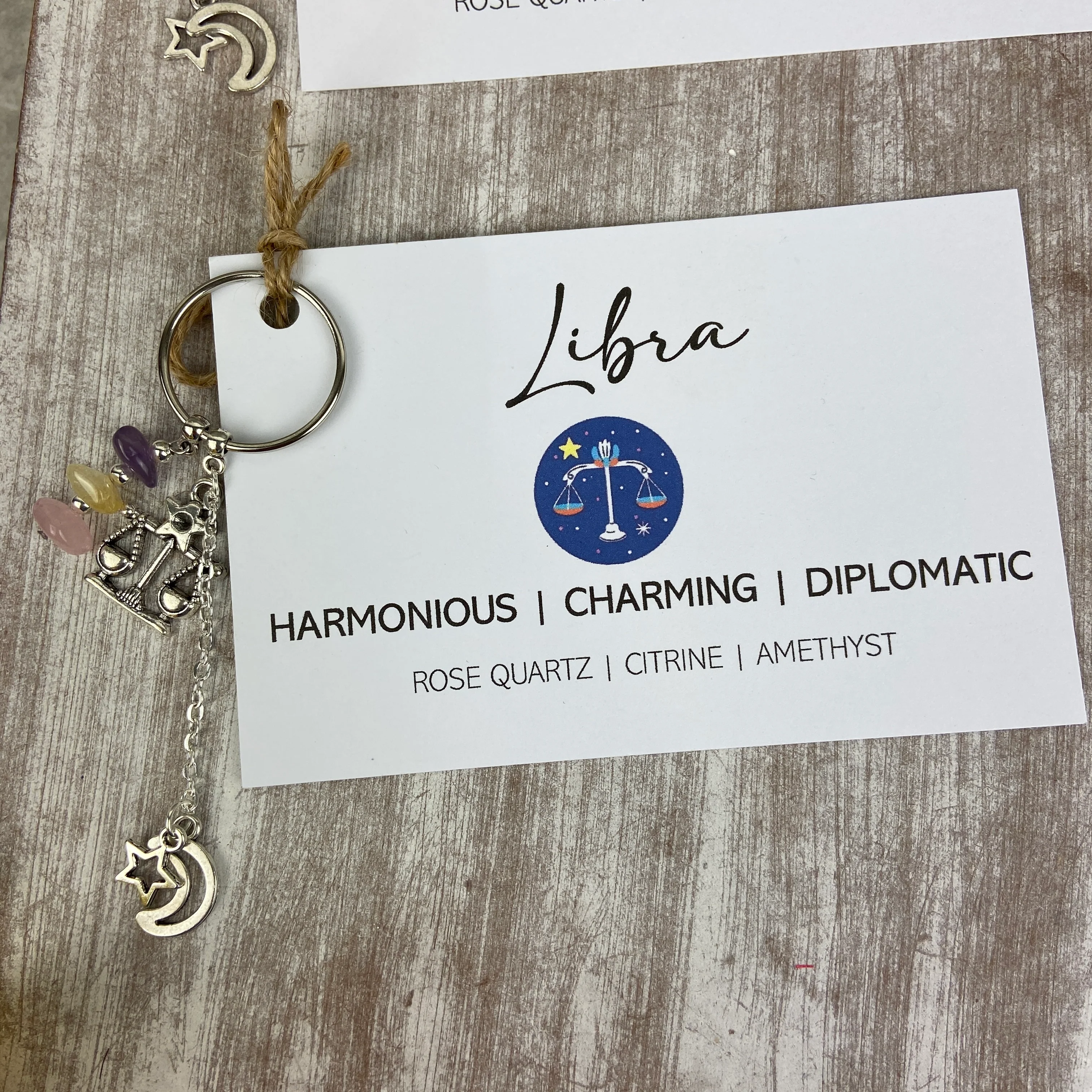Zodiac Crystal Keyring - Image 12