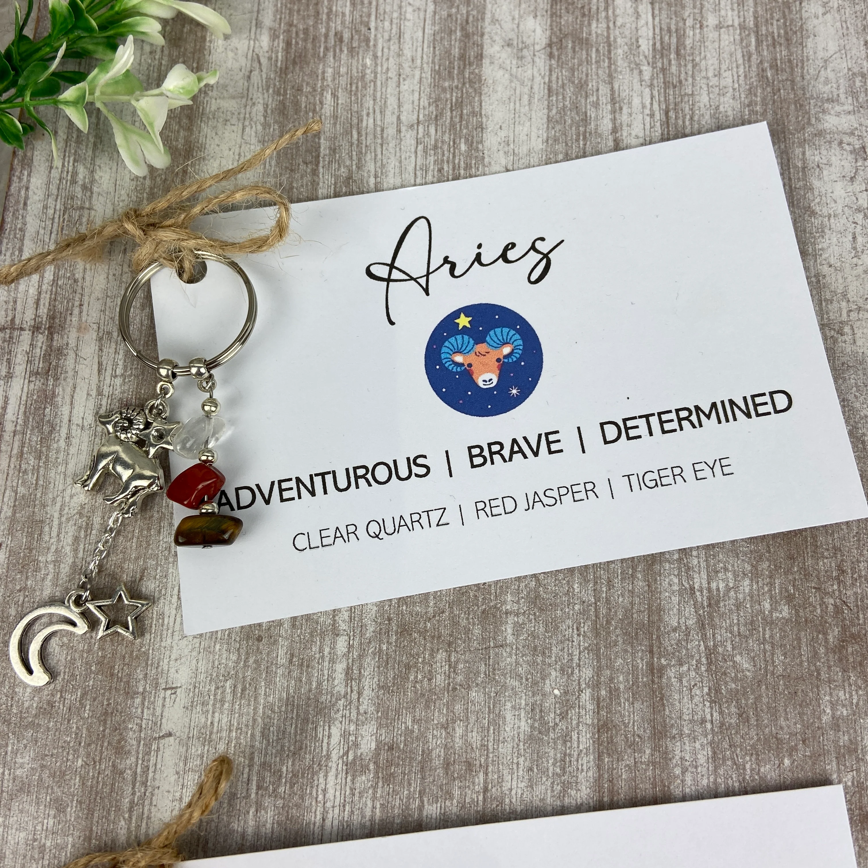 Zodiac Crystal Keyring - Image 3